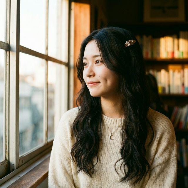 Aiko's seductive and alluring side profile in Tokyo