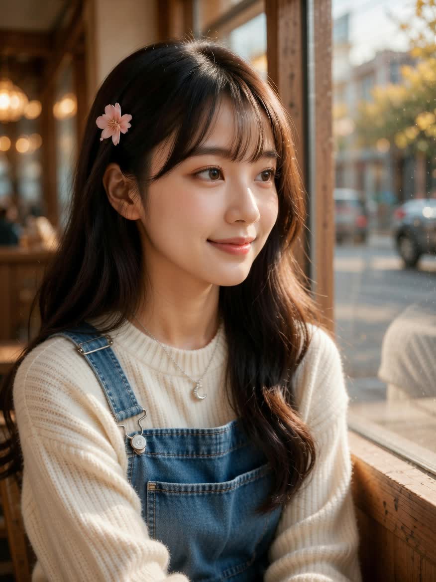 Aiko's seductive and alluring side profile in Tokyo